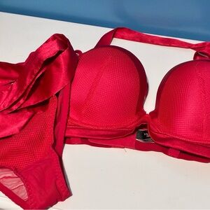 Victoria's Secret Red Ribbon Set